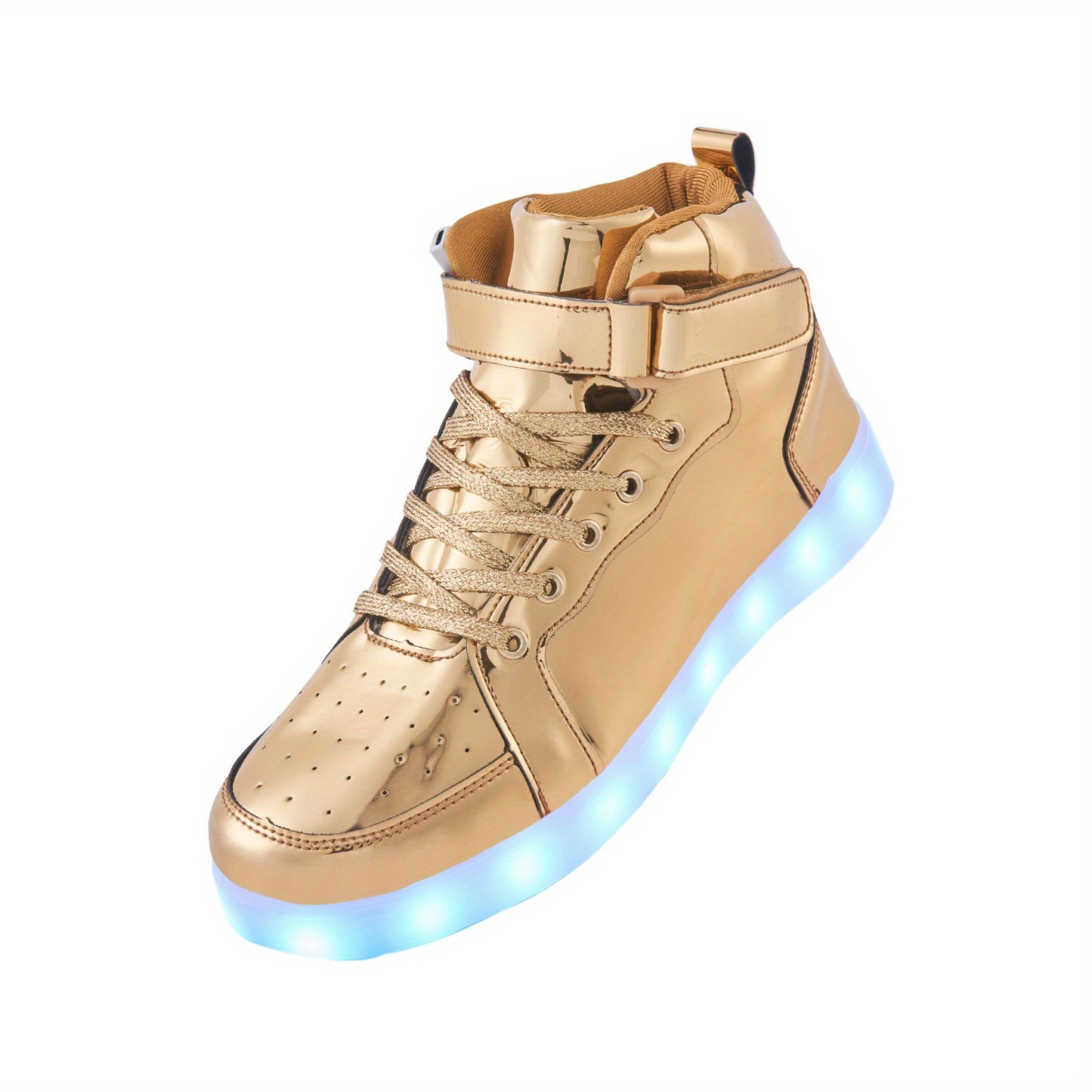 Trendy Led Light Up HighTop Sneakers, USB Charging